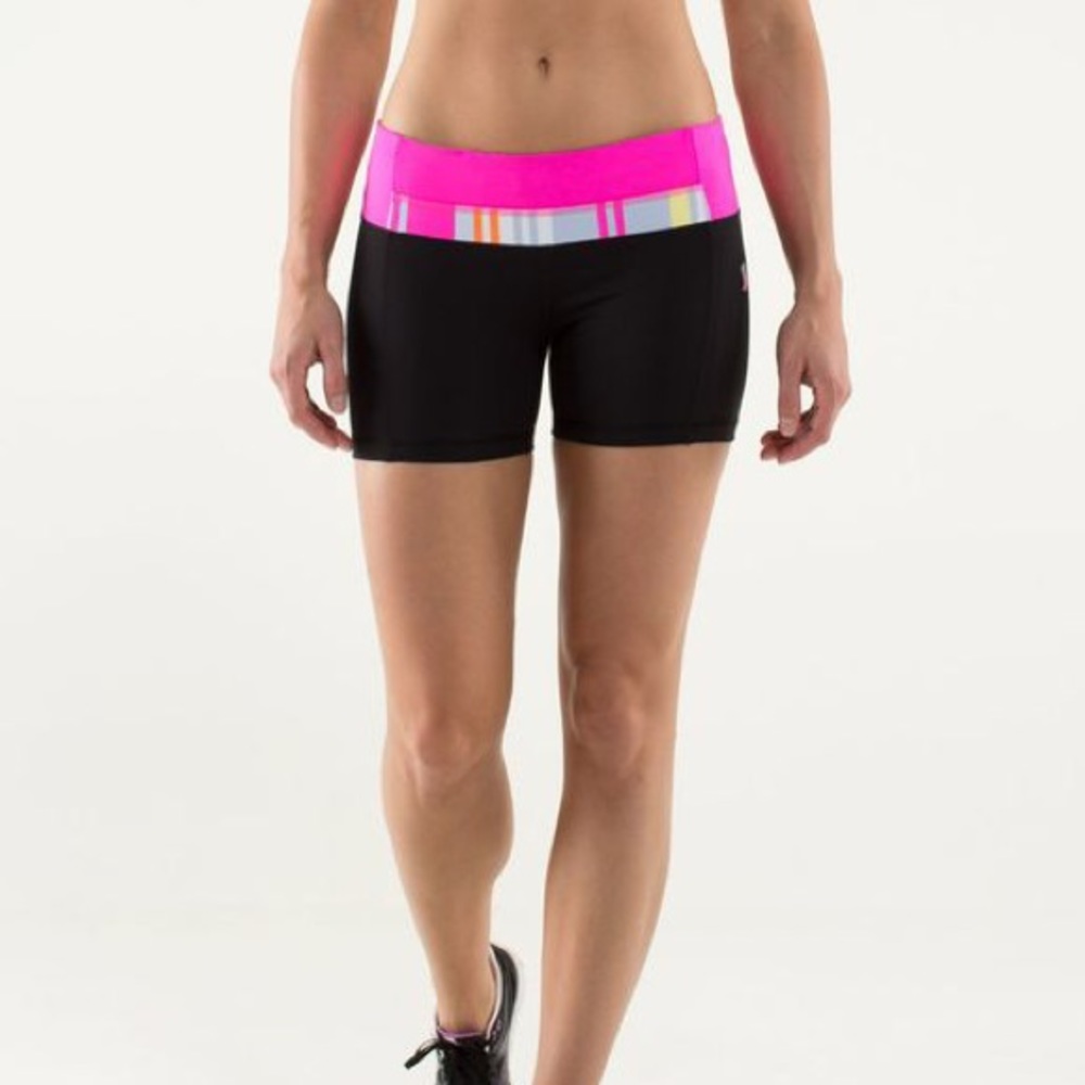NWT lululemon run: fast track short sz 4